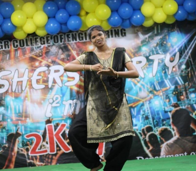 Classical dance performance my fresher