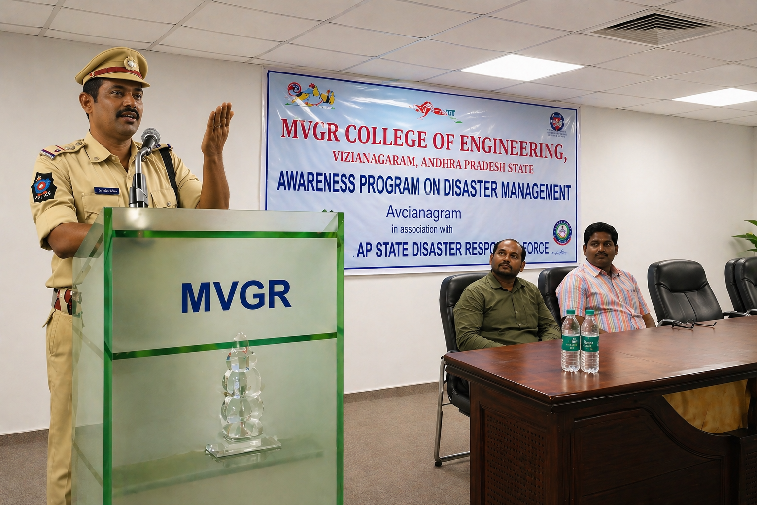 Awareness Program on Disaster Management Conducted at MVGR